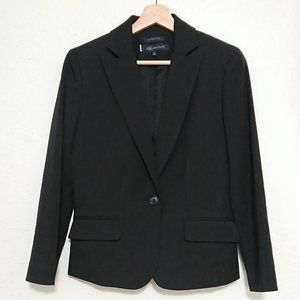 Anne Klein one button black blazer 6